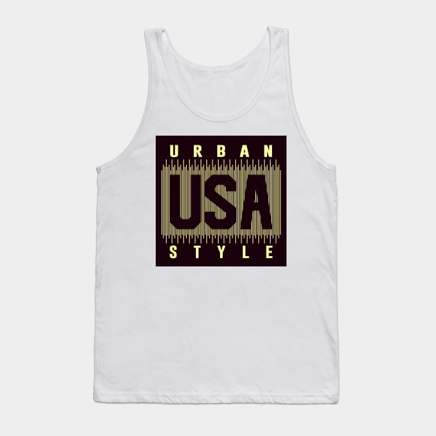 Urban USA Style Tank Top by ArtsRocket